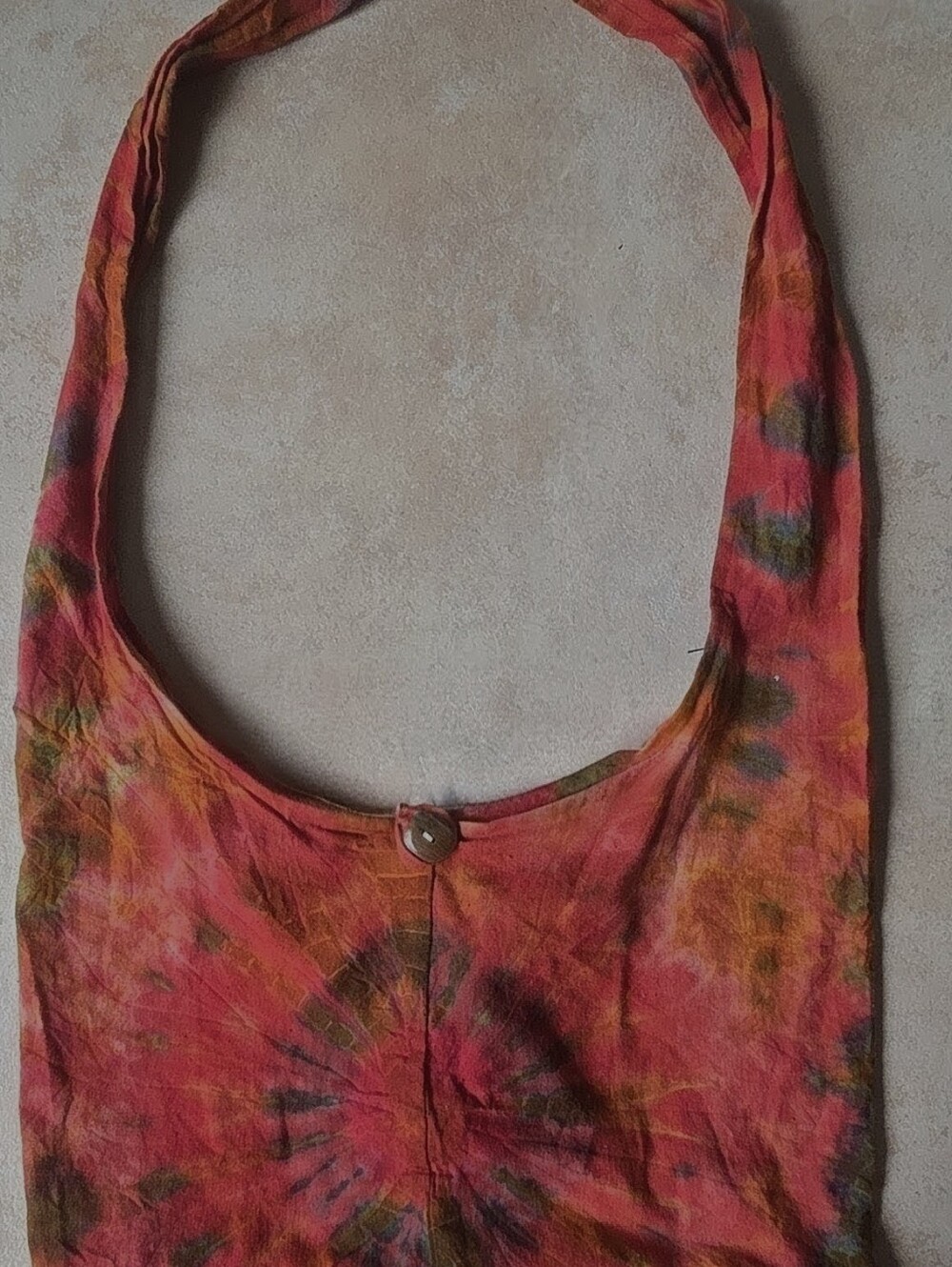 Thai Hippie Tie Dye Hobo Sling Shoulder Crossbody Bag Purse Boho  Zip
